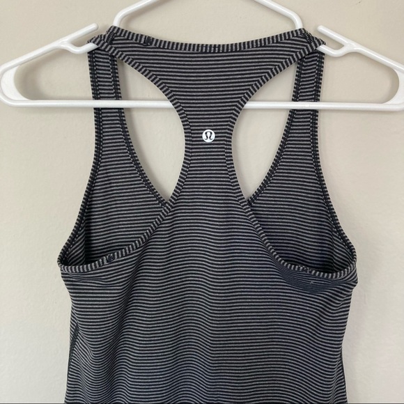 Lululemon Grey/Black Racerback Tank - Picture 3 of 8